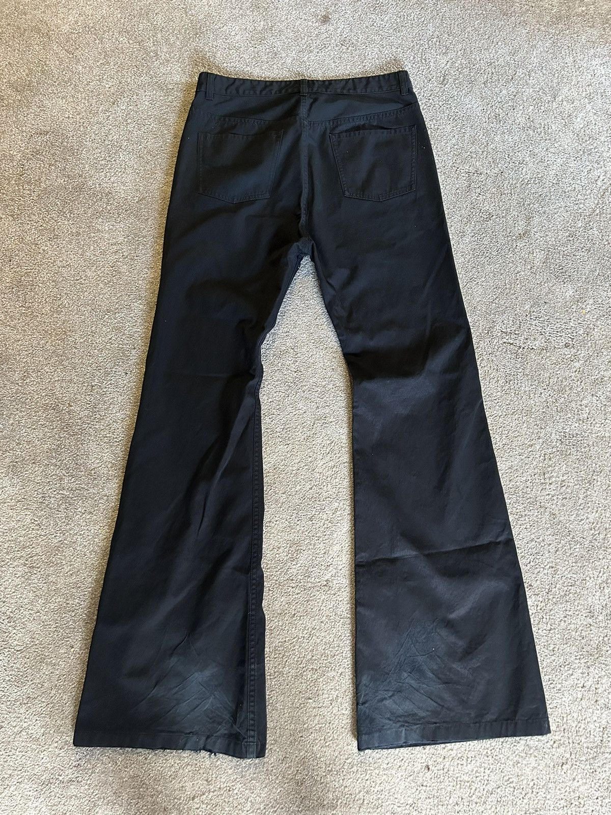 Balenciaga Balenciaga Lost Tape Flared Cotton Pants in Black Size US 32 / EU 48 - 3 Thumbnail