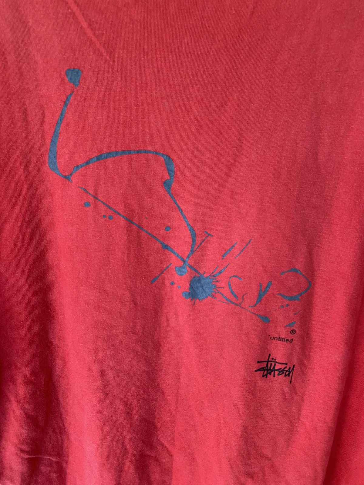 Stussy 1990s WTAPS X Stussy logo tee Size US XL / EU 56 / 4 - 5 Thumbnail