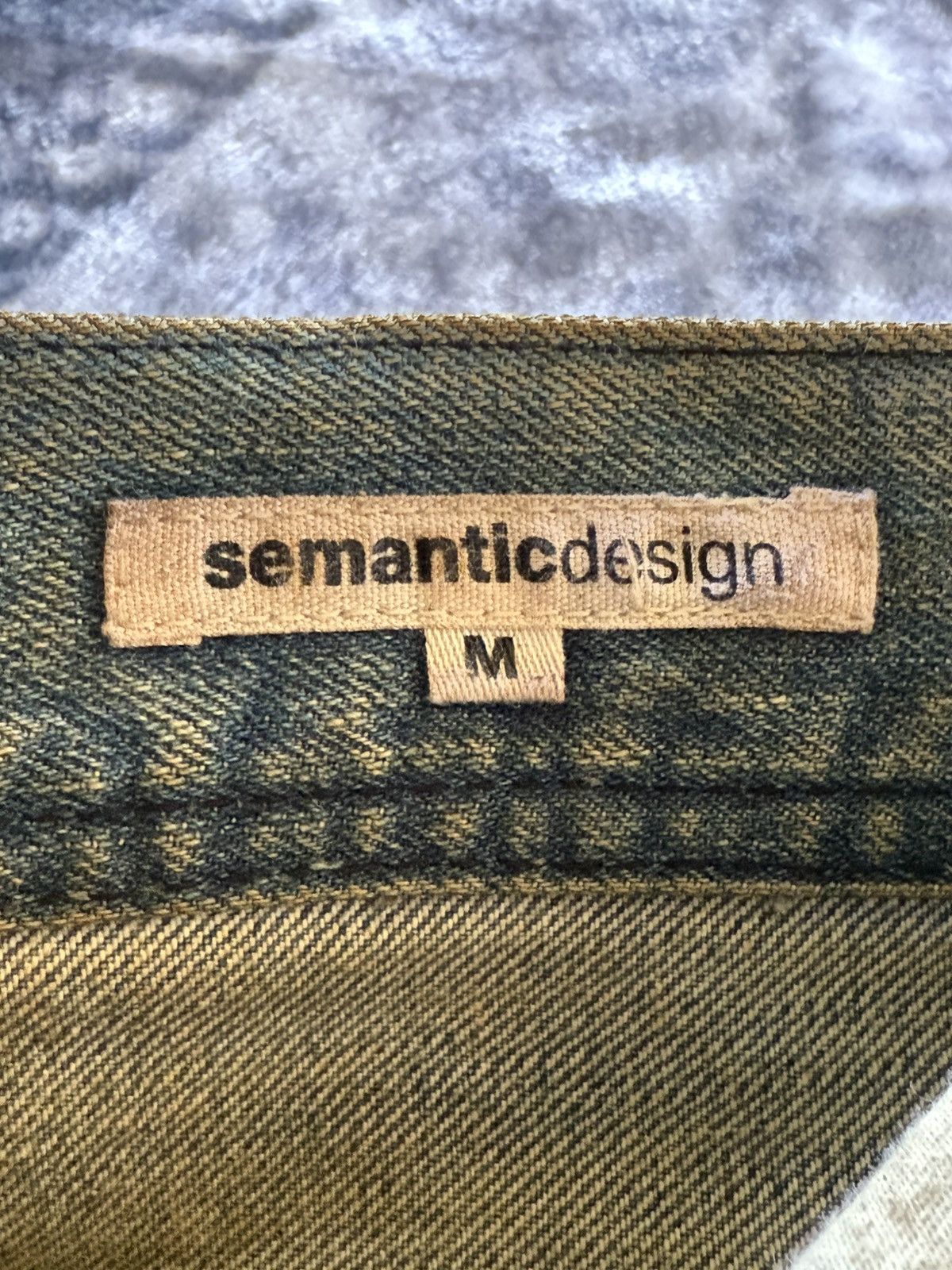 If Six Was Nine Flared Semantic Design Muddy Wash Claw Mark Jeans Size US 30 / EU 46 - 21 Thumbnail