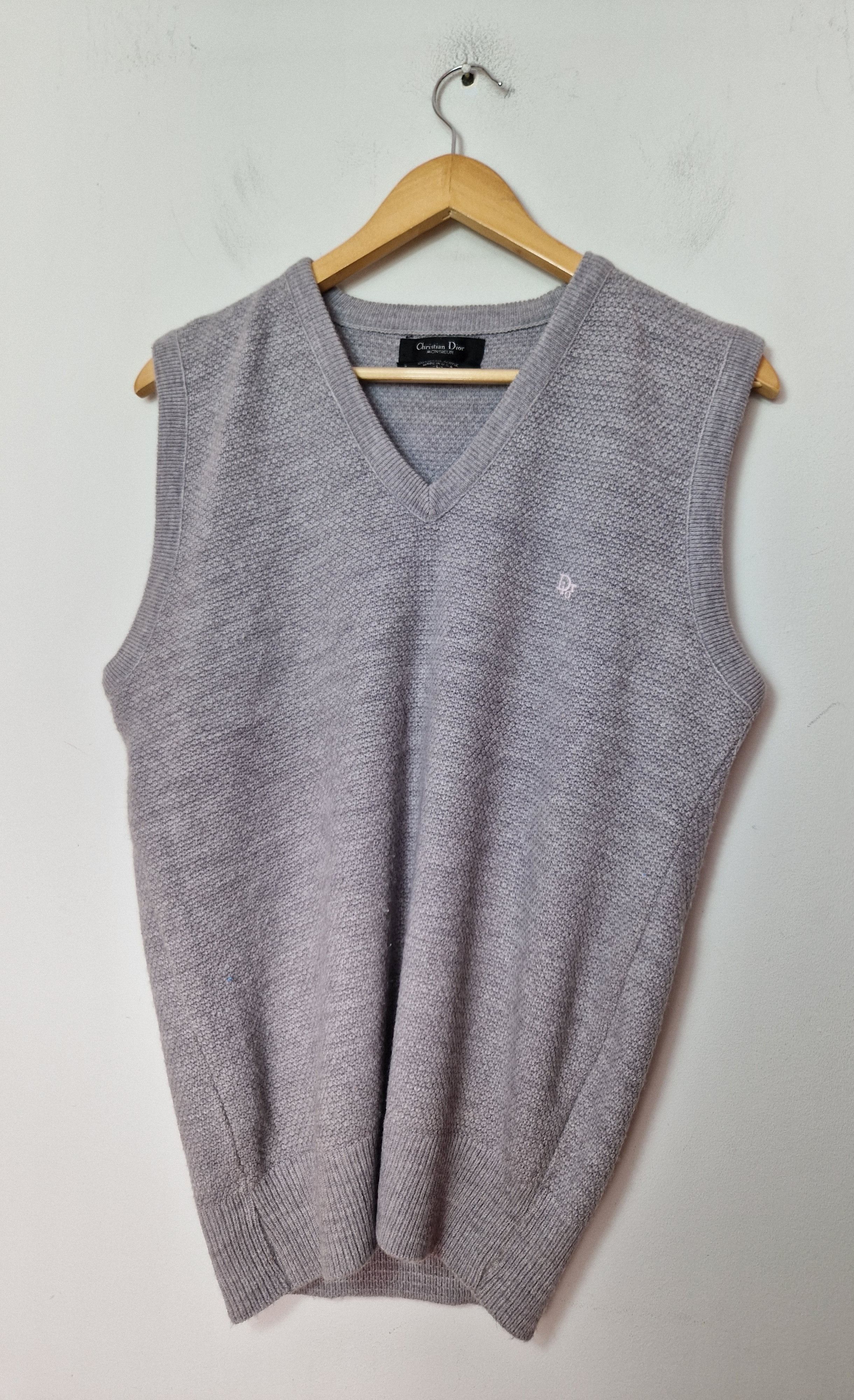Dior Dior vintage logo vest Size US L / EU 52-54 / 3 - 1 Thumbnail