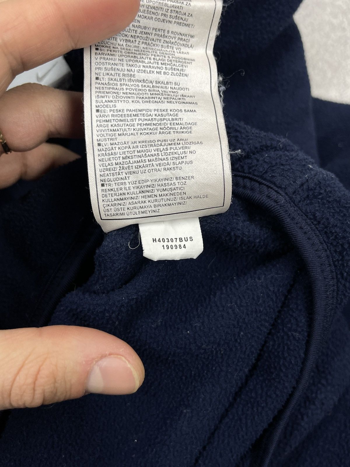 Nike Vintage Nike Half Zip 1/4 Fleece Jacket Navy Y2K ACG TN Size US XL / EU 56 / 4 - 12 Thumbnail