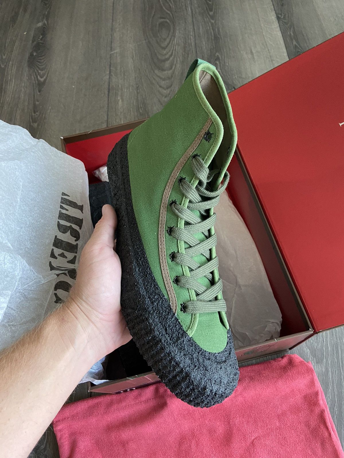 Fugazi Trench Shoes Olive