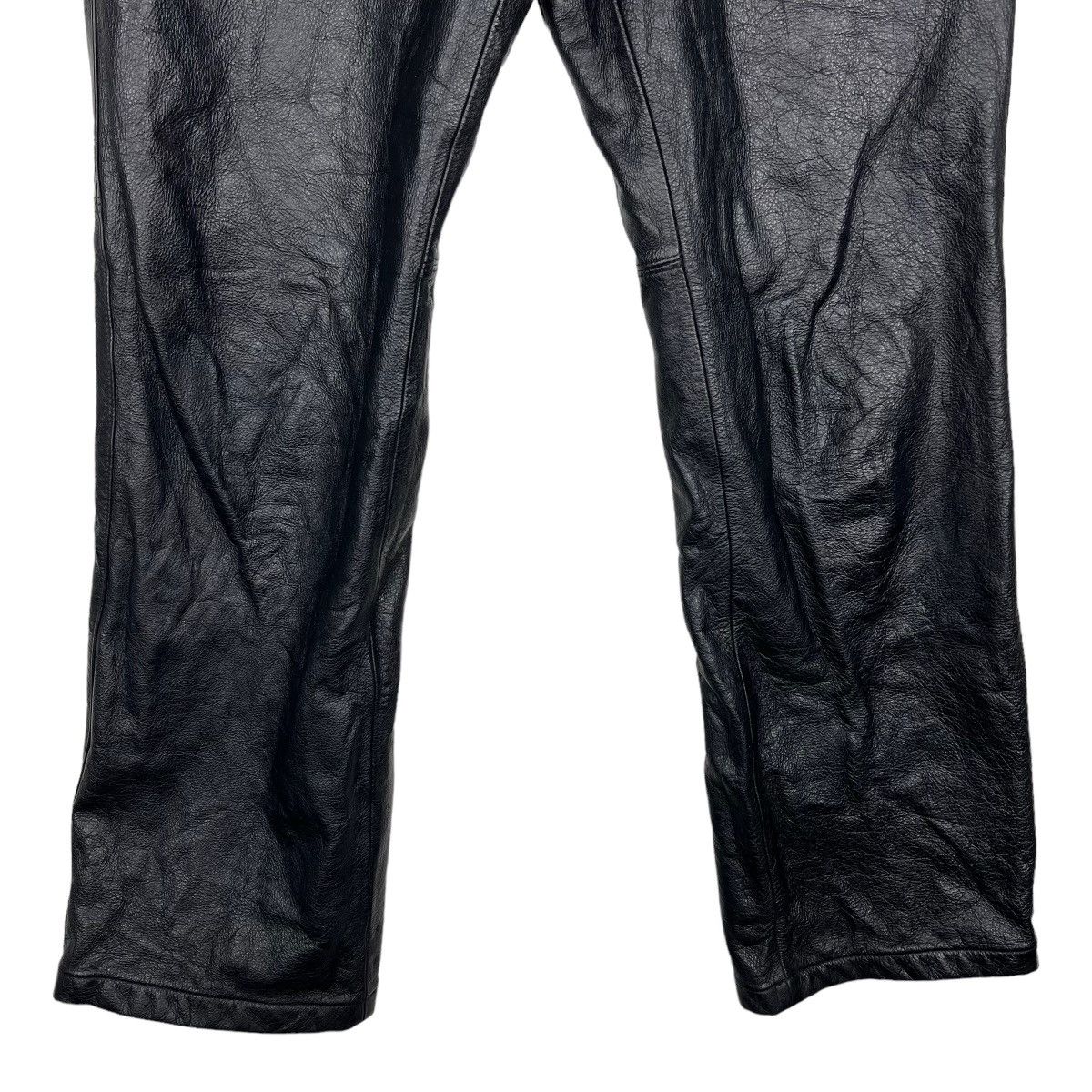 Japanese Brand 🔥 VINTAGE PERSONS LEATHER TROUSER PANT Size US 26 / EU 42 - 4 Thumbnail
