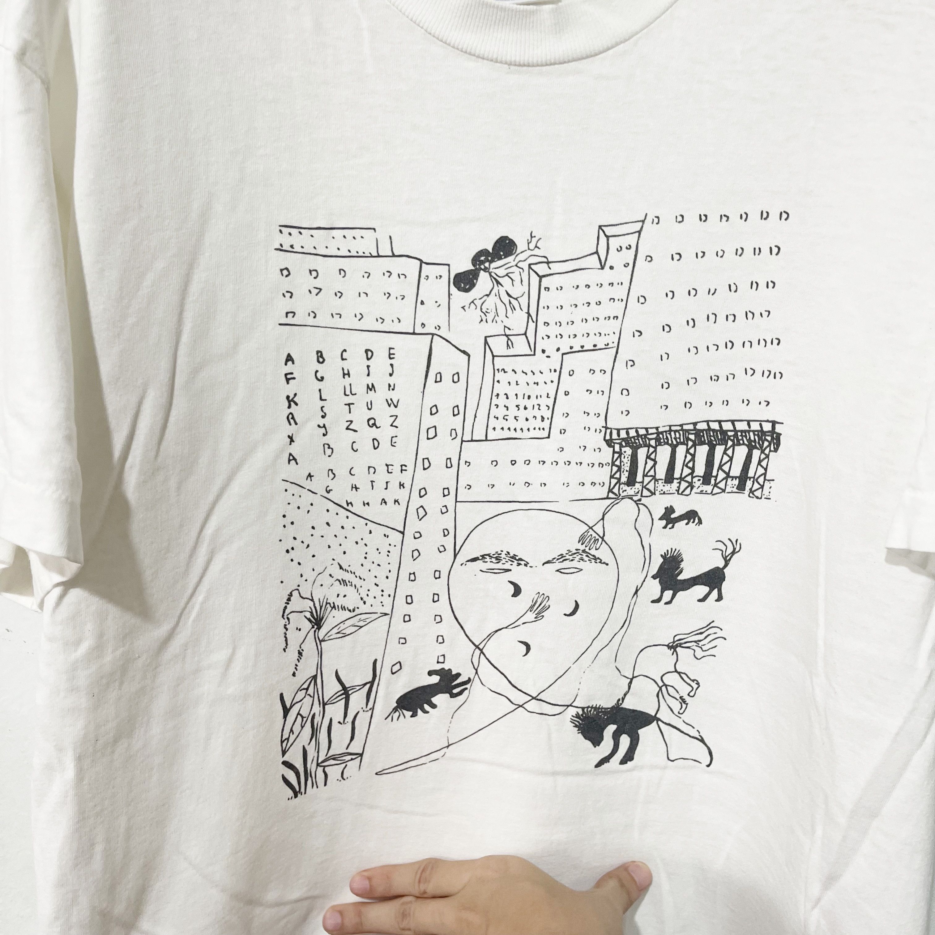 Vintage Vintage 1991 F. David Lam Lucca T-Shirt Size US M / EU 48-50 / 2 - 2 Thumbnail
