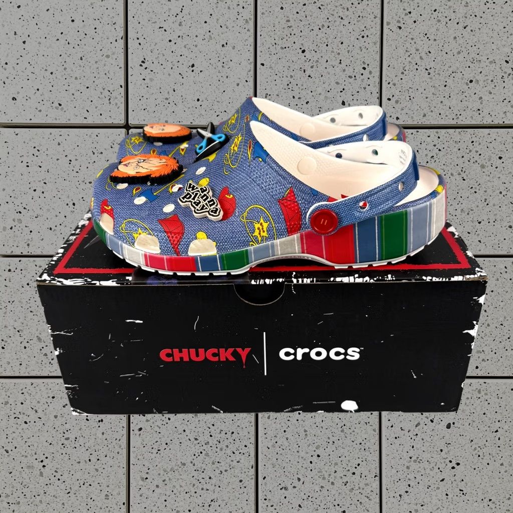 Crocs X Chucky Classic Clogs Mens 11 New Nib Child's Play Horror Unisex, Men's