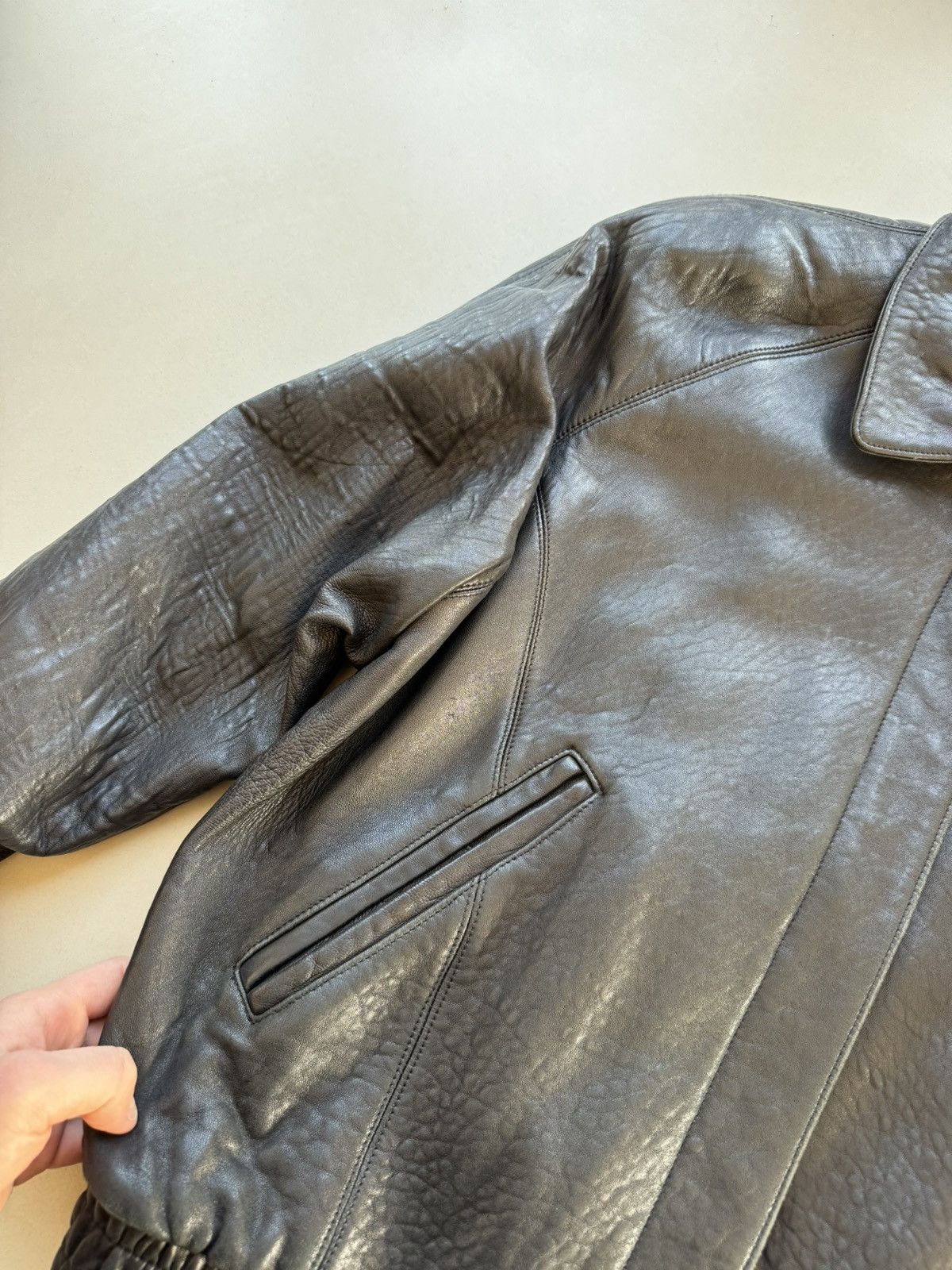 Japanese Brand Vintage Leather Jacket Size US M / EU 48-50 / 2 - 7 Thumbnail