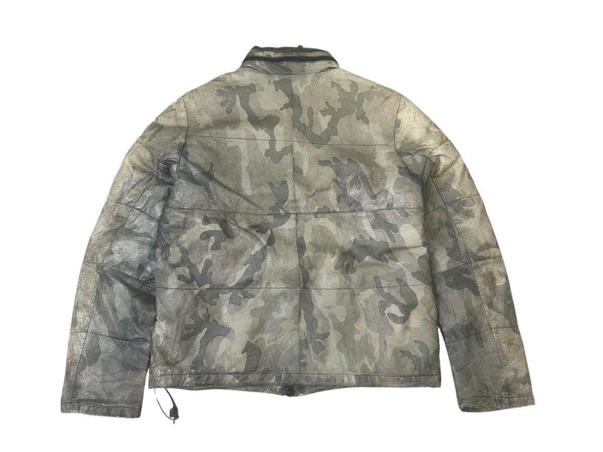 291295=Homme Vintage 291295=Homme Camouflage Leather Jacket Size US M / EU 48-50 / 2 - 3 Thumbnail