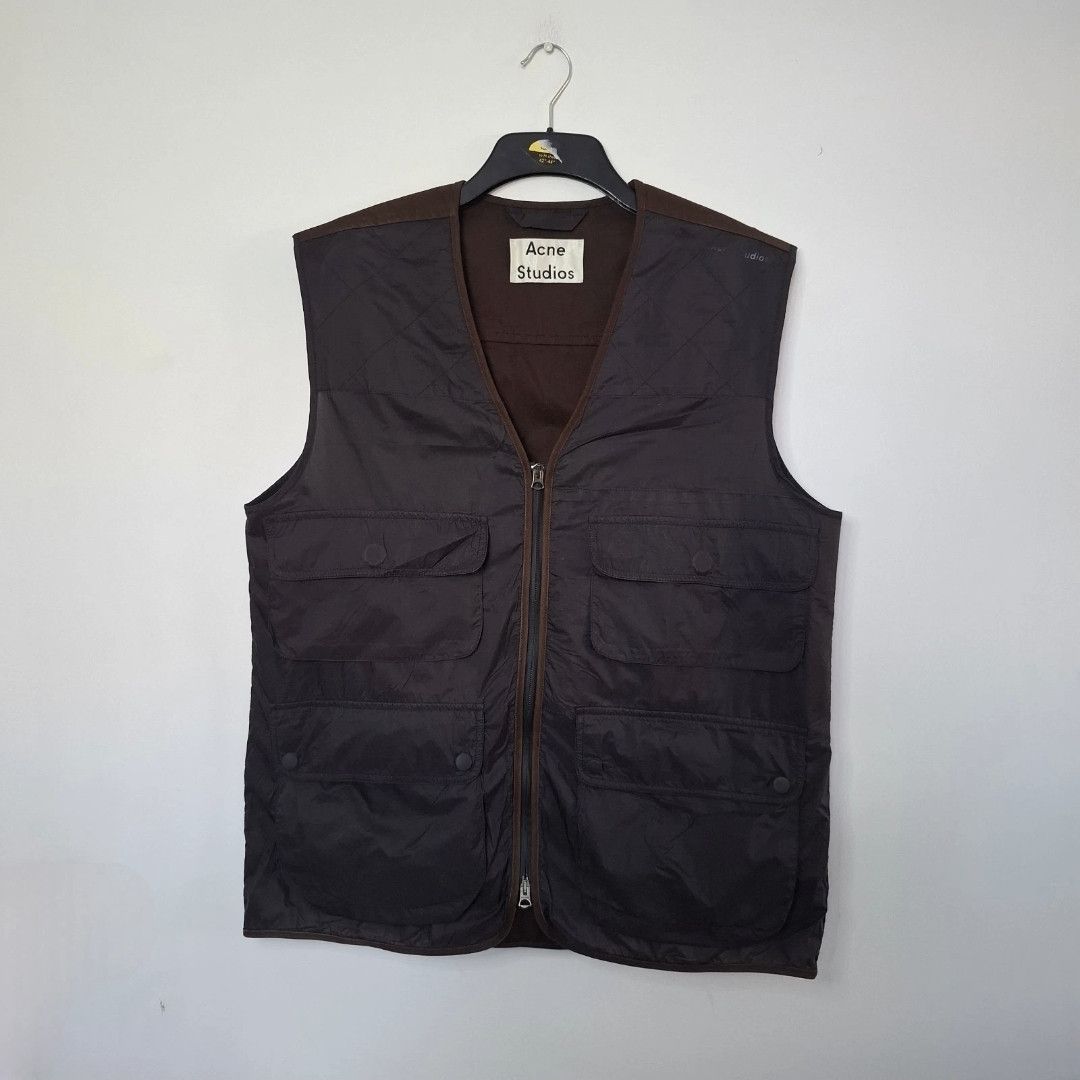 Acne Studios Acne Studios Black&White Chunky Sweater Vest | Grailed
