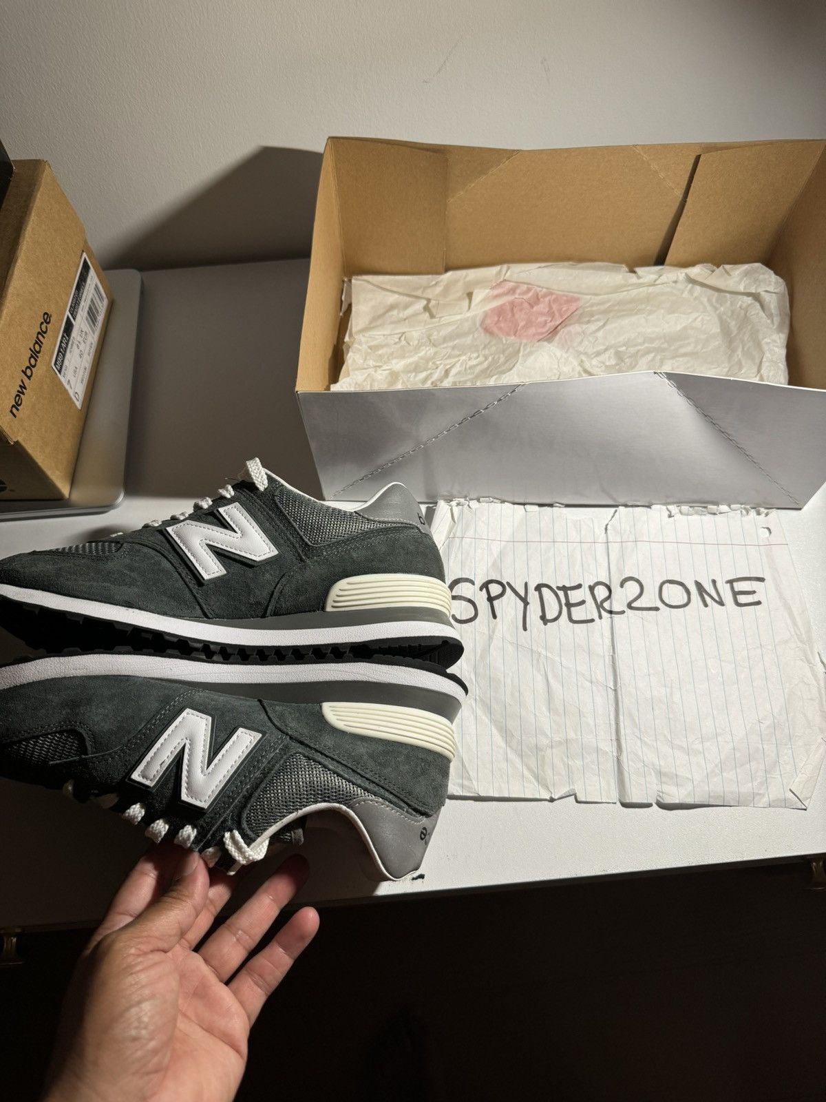 New Balance New Balance 574 “Grey Pack” Size US 7.5 / EU 40-41 - 3 Thumbnail