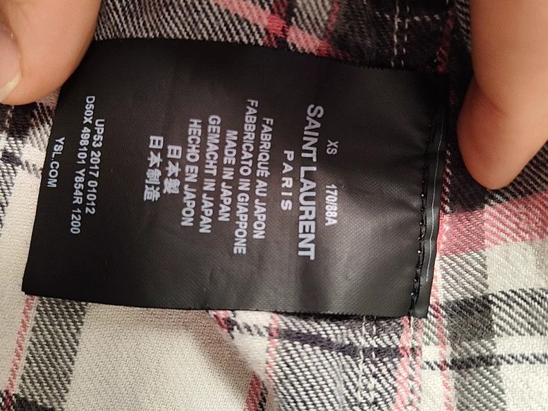Saint Laurent Paris Saint Laurent ParisPlaid Shirt 2504-Nextarrow Size US XS / EU 42 / 0 - 5 Thumbnail