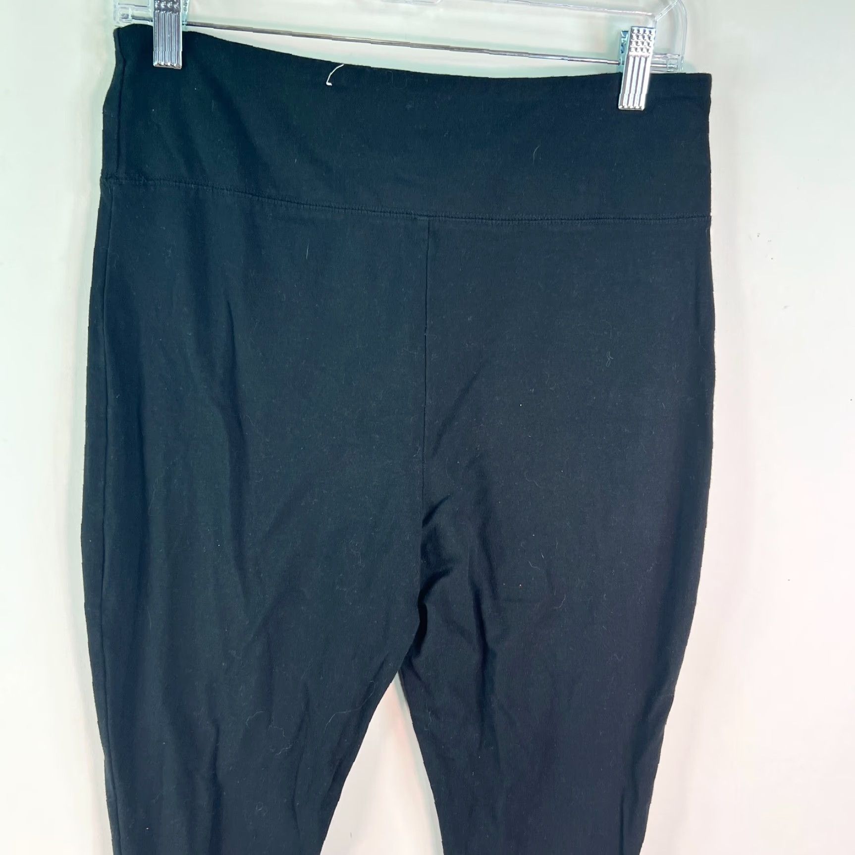 Mossimo Mossimo Womens Skinny Leg Pull On Activewear Black Leggings Size L Size 30" / US 8 / IT 44 - 3 Thumbnail