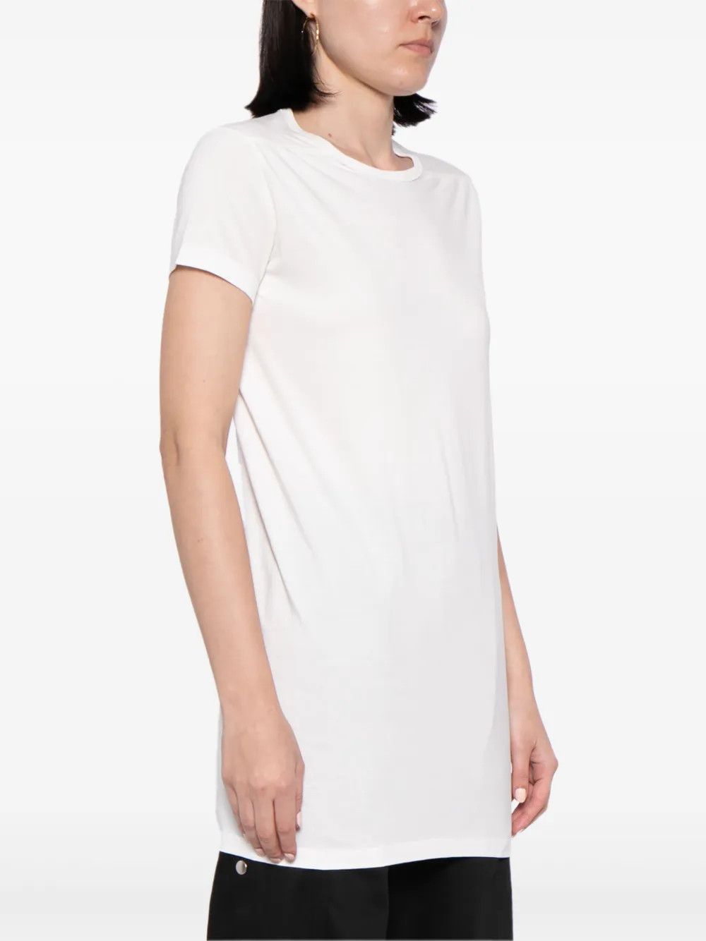 Rick Owens o1y0126 Crewneck T-Shirt in White Size S / US 4 / IT 40 - 3 Thumbnail