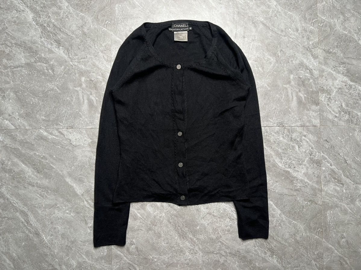 Chanel Chanel Identification F/W 99 Cashmere Silk Cardigan Size XS / US 0-2 / IT 36-38 - 1 Thumbnail
