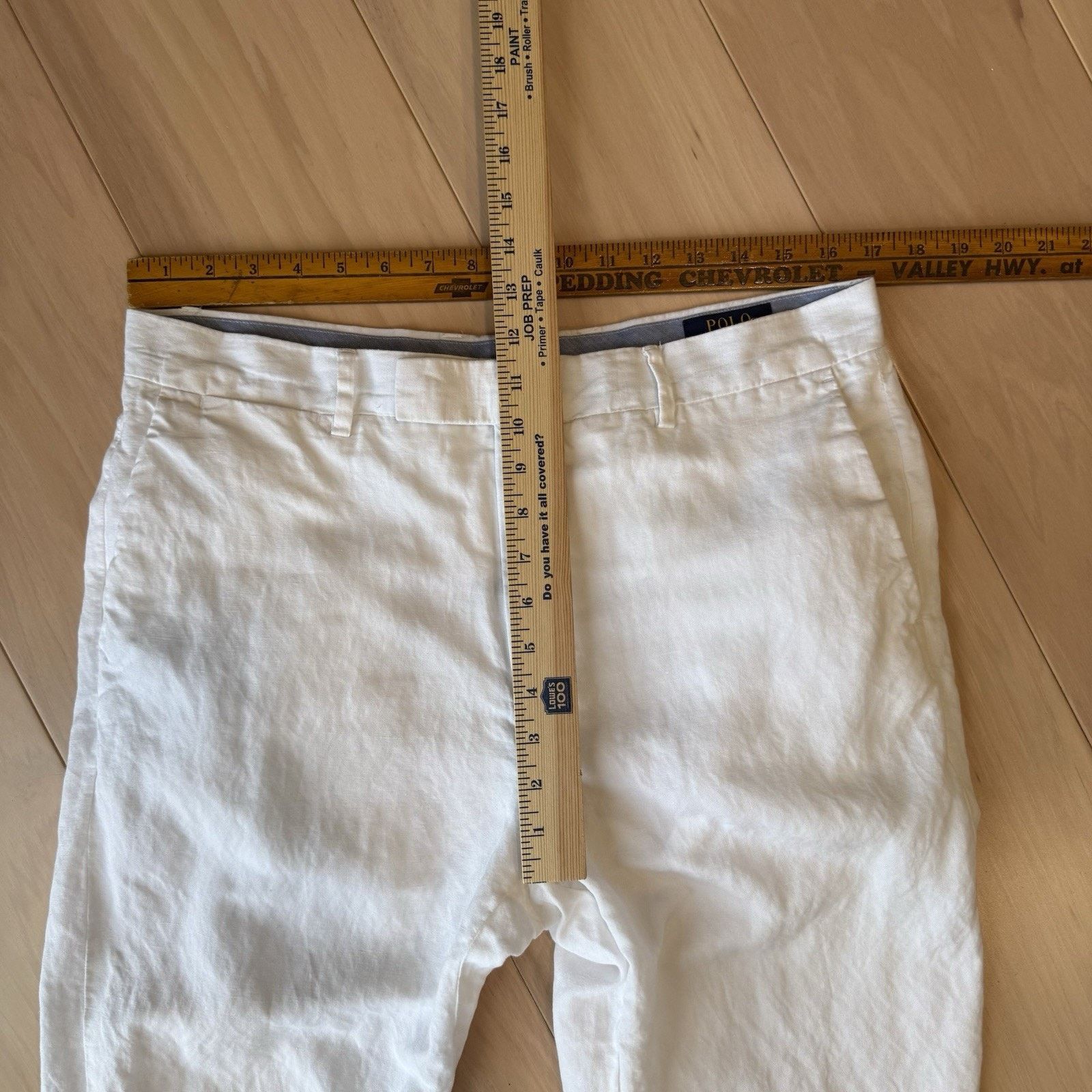 Polo Ralph Lauren Polo Ralph Lauren Linen Pants 34 White Minimalist Sportswear Size US 34 / EU 50 - 7 Thumbnail