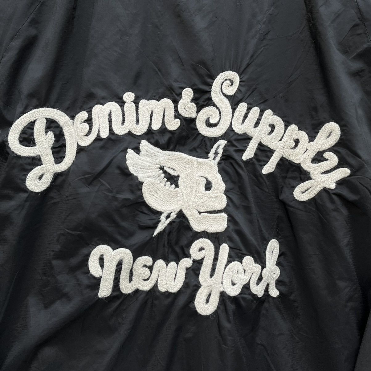 RRL Ralph Lauren Denim Supply RL Coach Jacket Embroidery Size US L / EU 52-54 / 3 - 3 Thumbnail