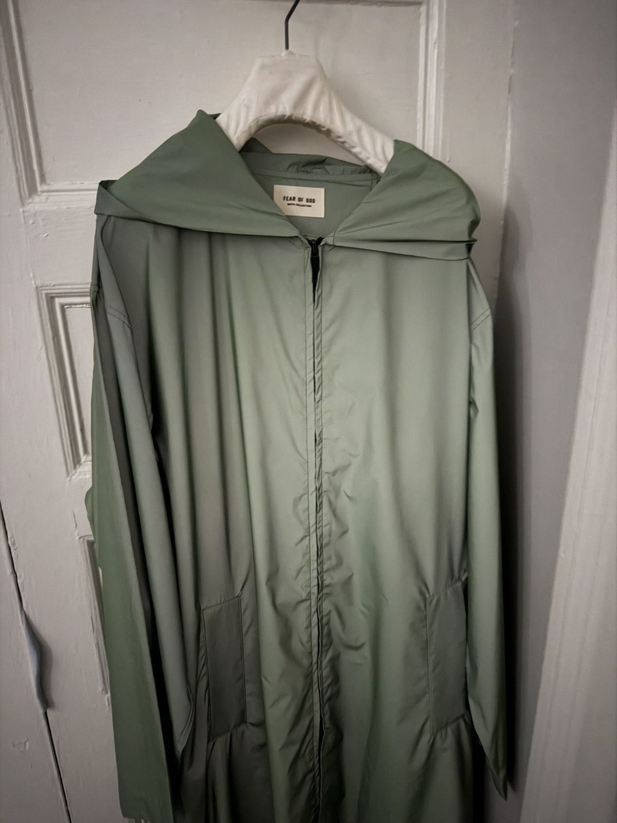 Fear of God FOG iridescent reflective nylon hooded raincoat, L, USA Size US L / EU 52-54 / 3 - 5 Thumbnail