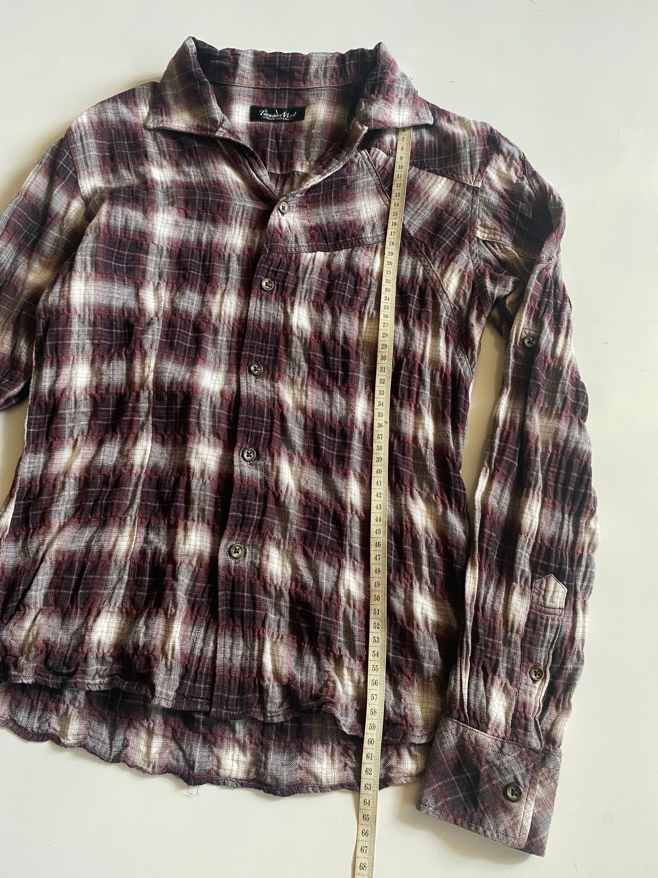 Tornado Mart Tornado Mart Wrinkle Shirt Size M / US 6-8 / IT 42-44 - 3 Thumbnail