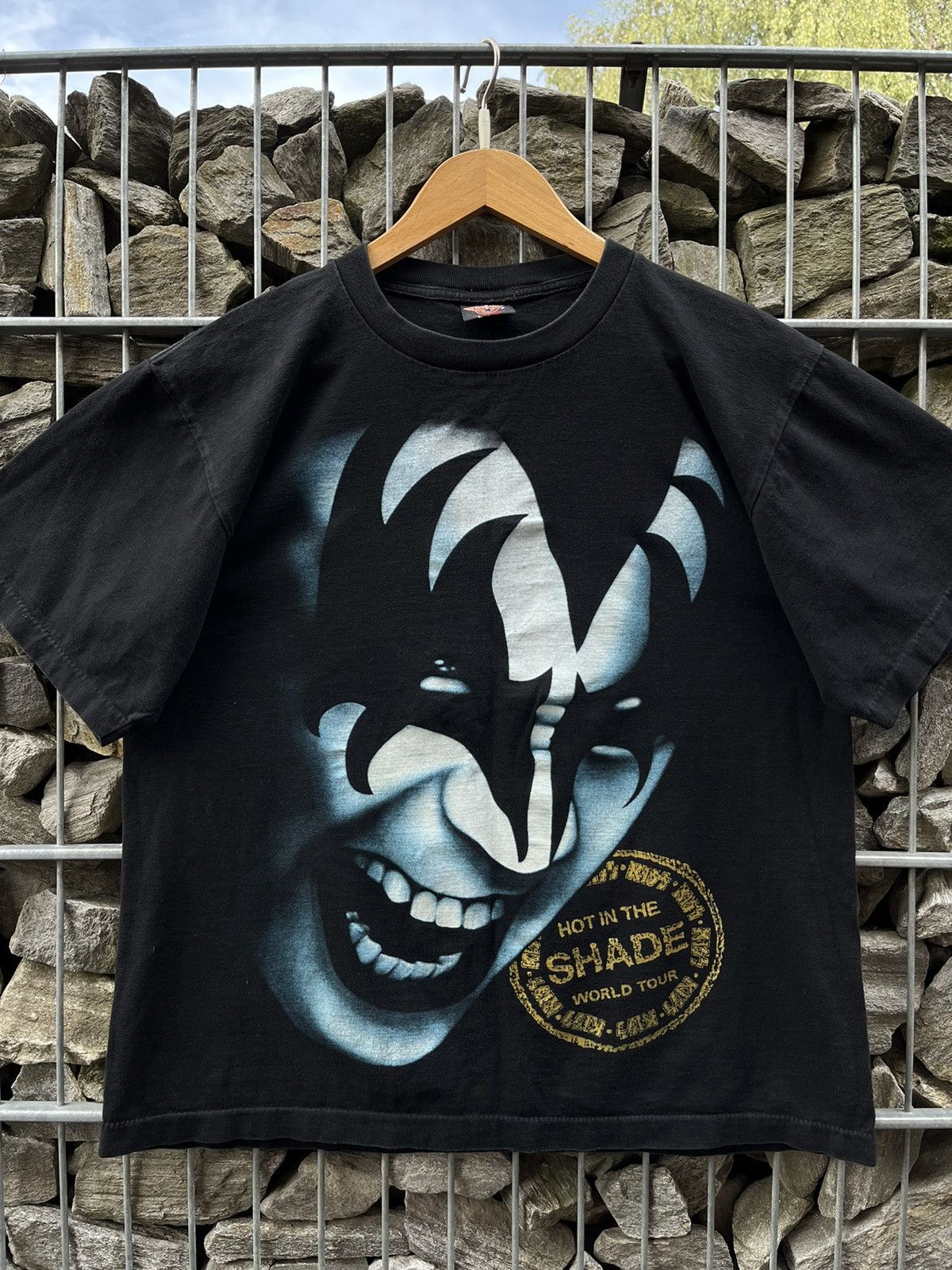KISS Vintage Kiss World Tour Hot in the Shade shirt Size US L / EU 52-54 / 3 - 3 Thumbnail