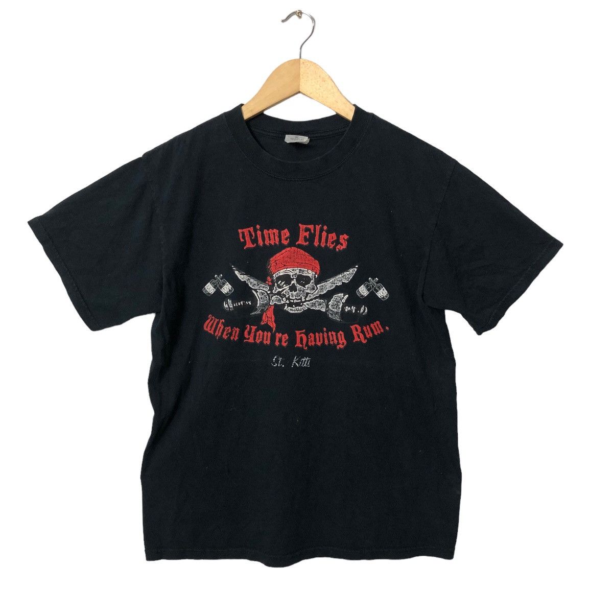 Anvil Vintage Anvil St Kitts Faded Big Logo Crewneck Tee Size US M / EU 48-50 / 2 - 1 Thumbnail