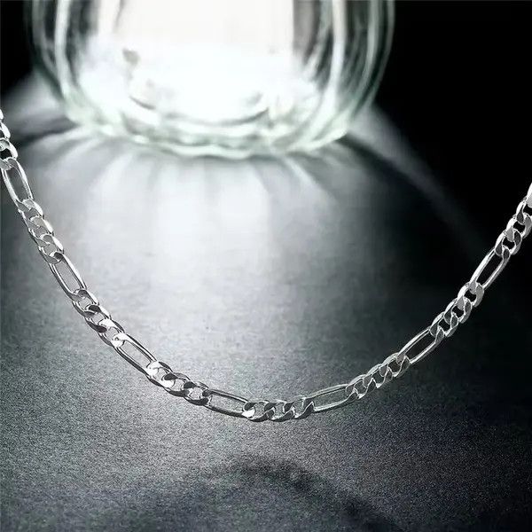 Jewelry Shizuku x Ryoka 55 cm 4mm Figaro Chain Necklace Size ONE SIZE - 4 Thumbnail