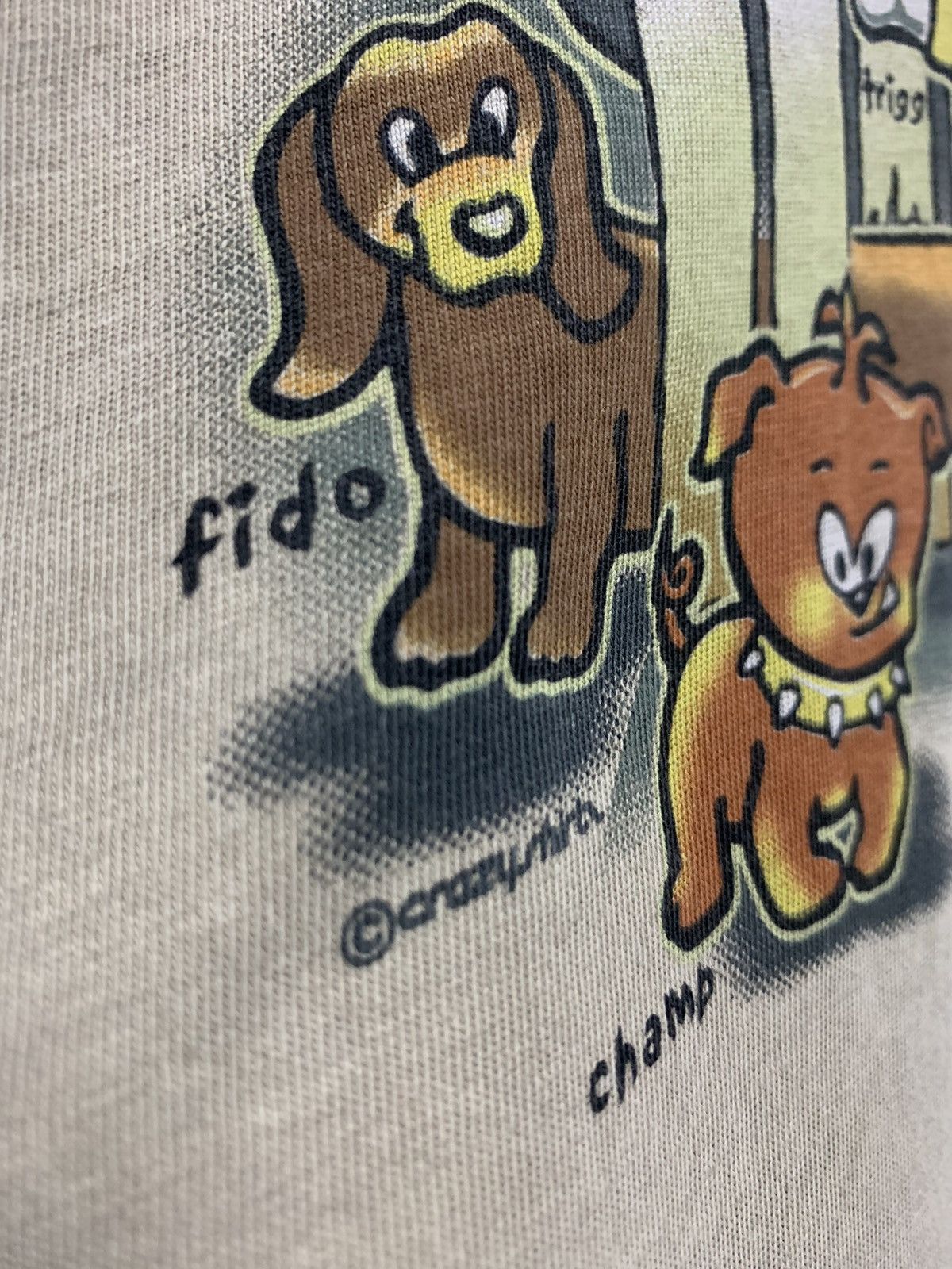 Vintage Vintage 90’s Crazy Shirt “Adopt a dog” T-Shirt Size US M / EU 48-50 / 2 - 8 Thumbnail