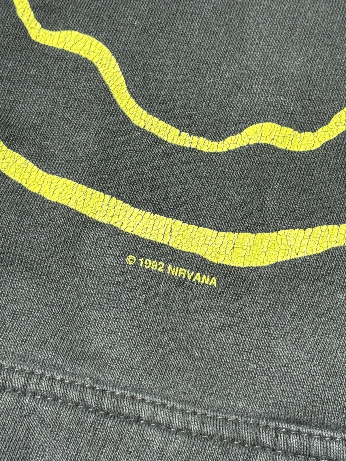Other VINTAGE NIRVANA BIG LOGO 1992 BOXY HOODIE Size L / US 10 / IT 46 - 5 Thumbnail