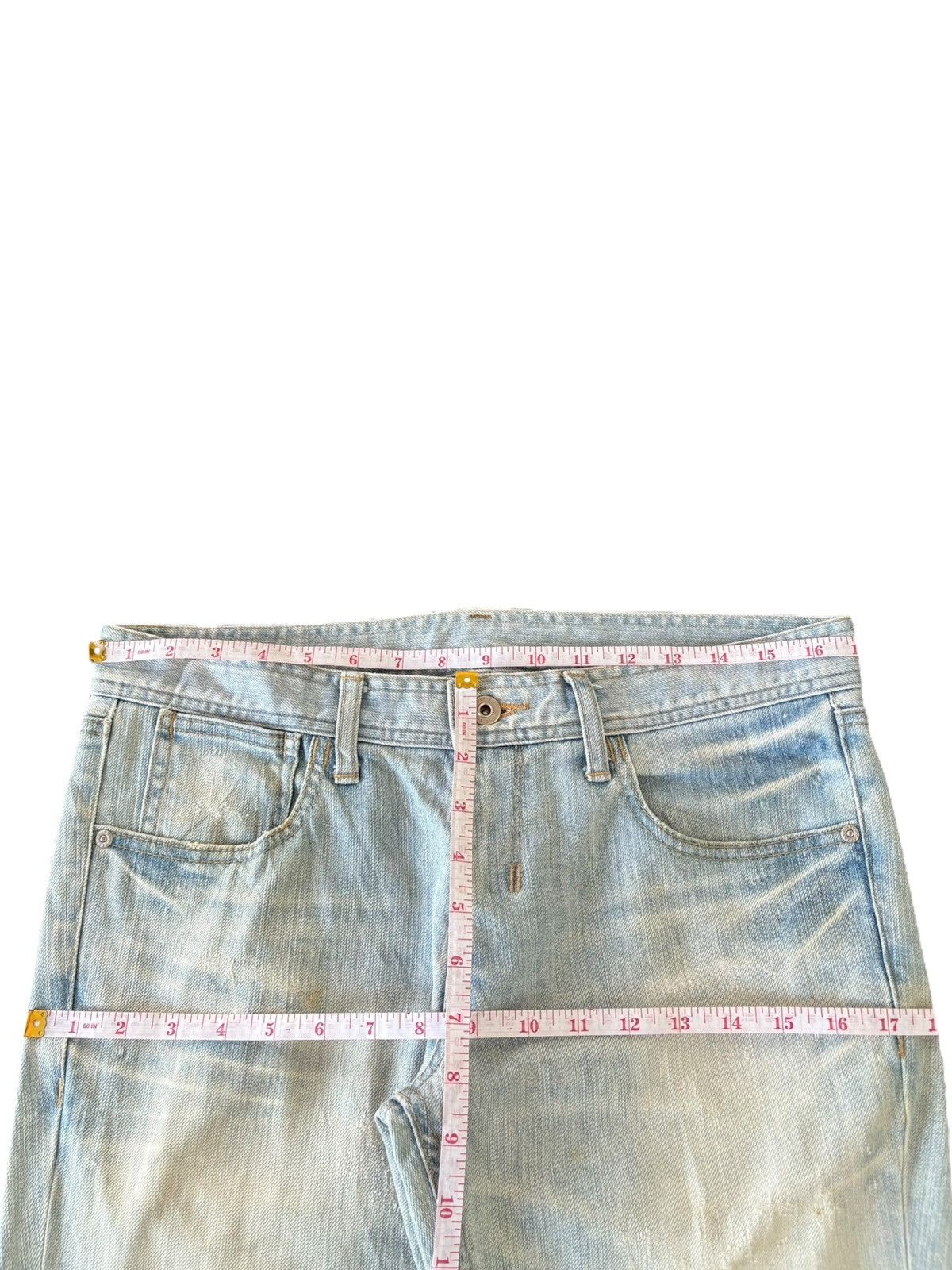 Black Barrett Vintage Japanese Black Barrette Light Mud Wash Distres Jeans Size US 34 / EU 50 - 8 Thumbnail