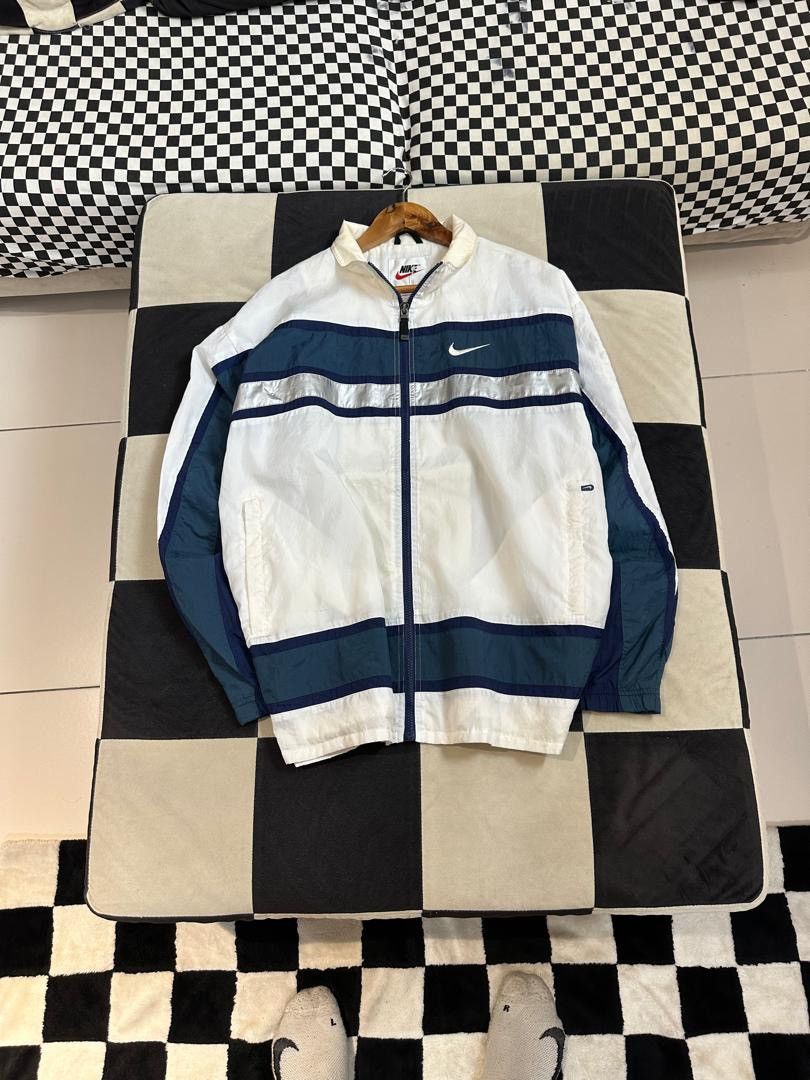 Nike × Vintage VINTAGE NIKE SPELLOUT EMBROIDERY WINDBREAKER Size US XL / EU 56 / 4 - 3 Thumbnail