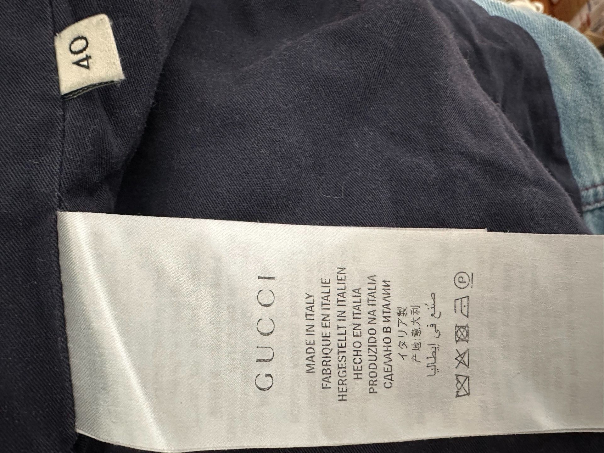 Gucci Gucci Li Yuchun's same heavy industry denim fashion jacket Size US XXS / EU 40 - 5 Thumbnail