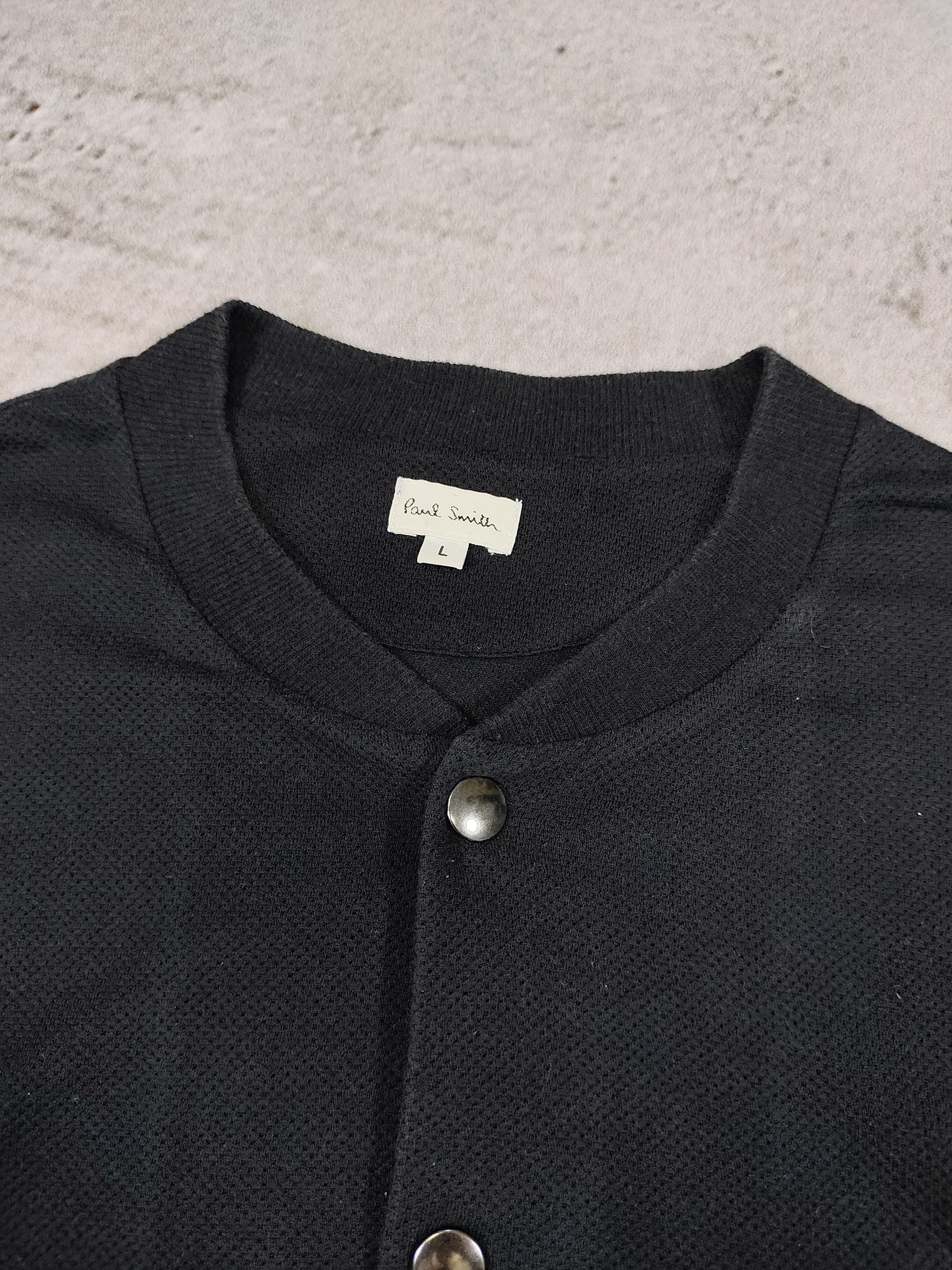 Paul Smith Paul Smith 💥 Minimalist Snap Button Textured Bomber Size US L / EU 52-54 / 3 - 8 Thumbnail
