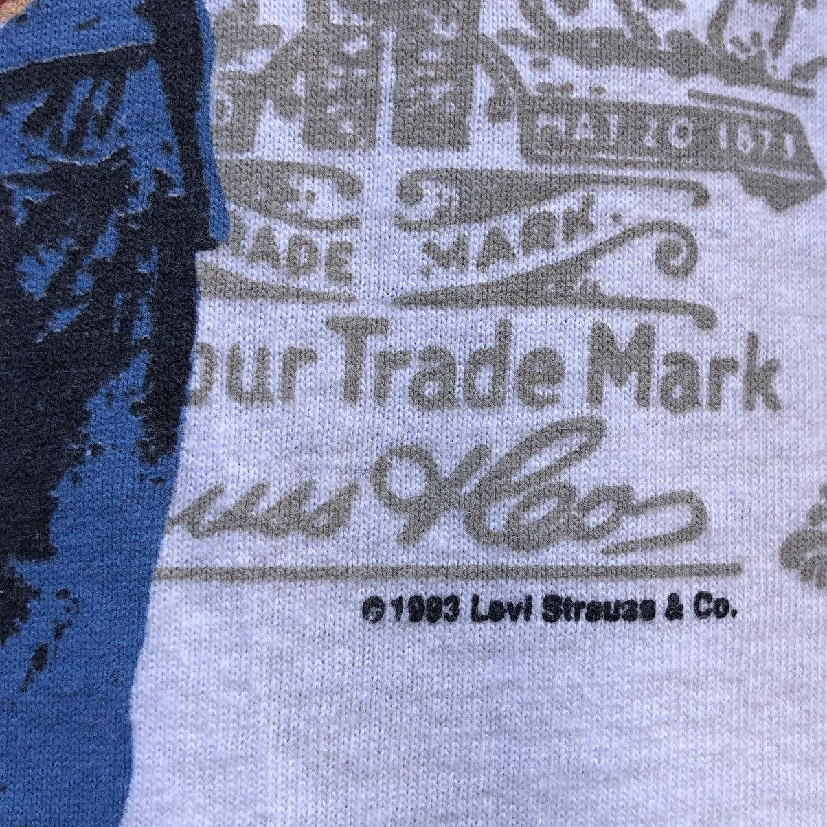 Levi's VTG 90s Levi's Corporate Print Short Sleeve T-shirt USA 🇺🇸 Size US L / EU 52-54 / 3 - 5 Thumbnail