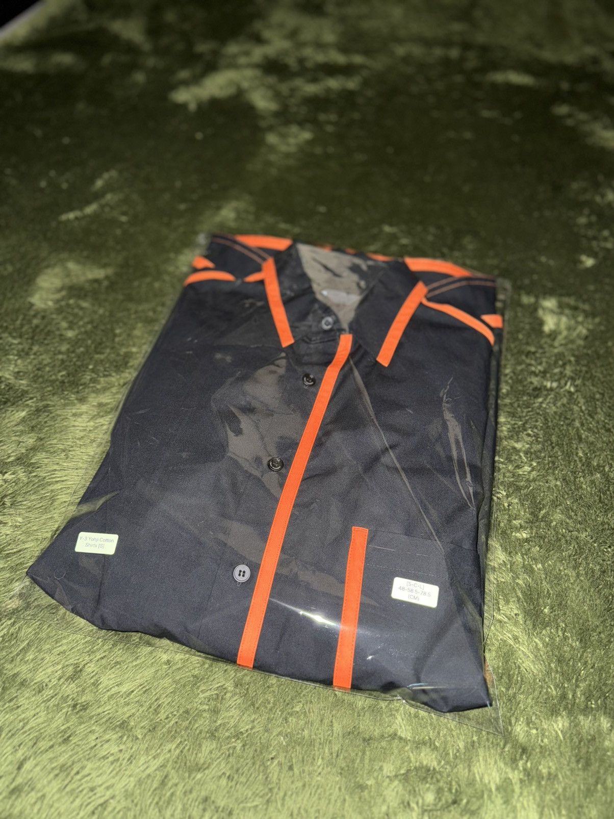 Y-3 [S] Y-3 Yohji Yamamoto 15SS Orange Line Cotton Shirt Size US S / EU 44-46 / 1 - 14 Thumbnail