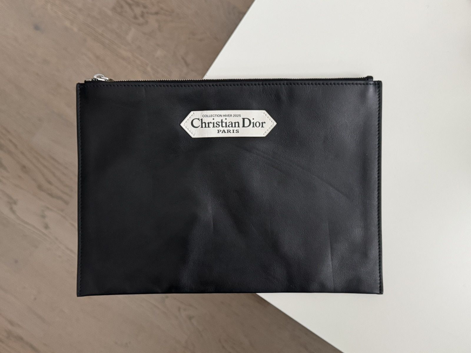 Dior Dior FW2025 zip leather pouch Size ONE SIZE - 1 Thumbnail