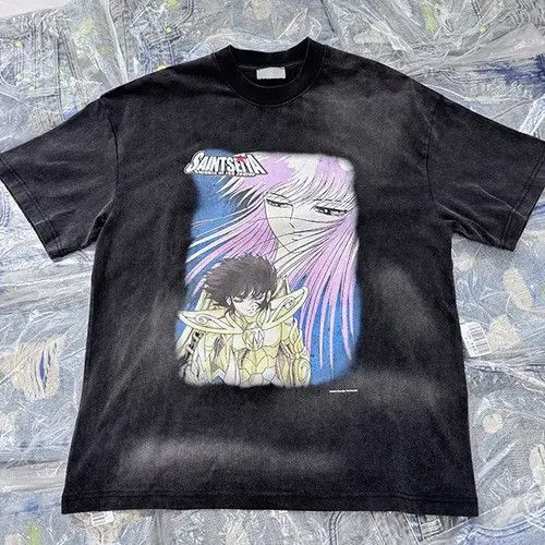 Japanese Brand Manami x Naoko Anime SAINT SEIYA Washed T-shirt Size US XL / EU 56 / 4 - 3 Thumbnail