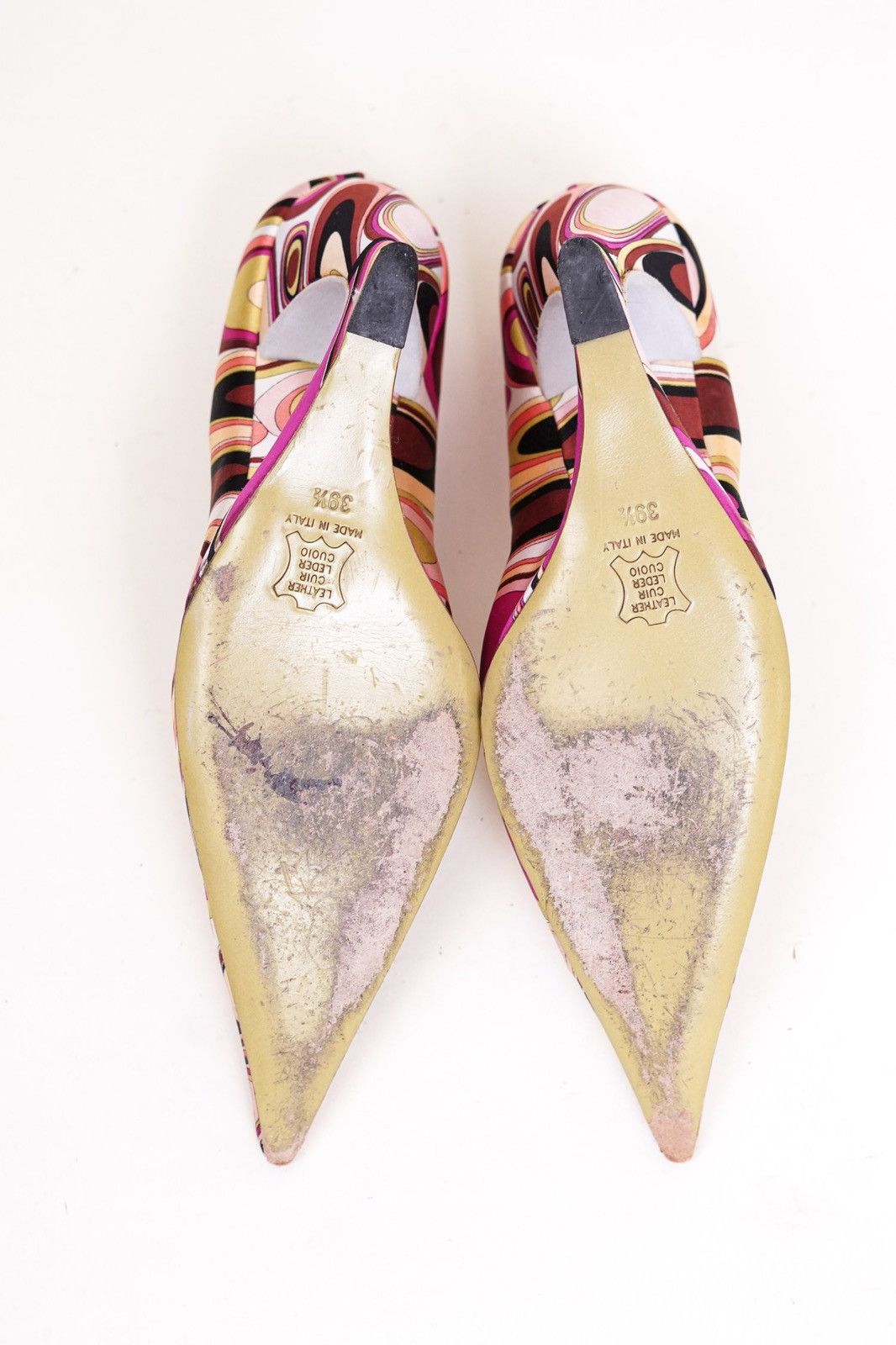 Emilio Pucci Emilio Pucci Printed Fabric Pumps 39.5 Size US 8.5 / IT 38.5 - 7 Thumbnail