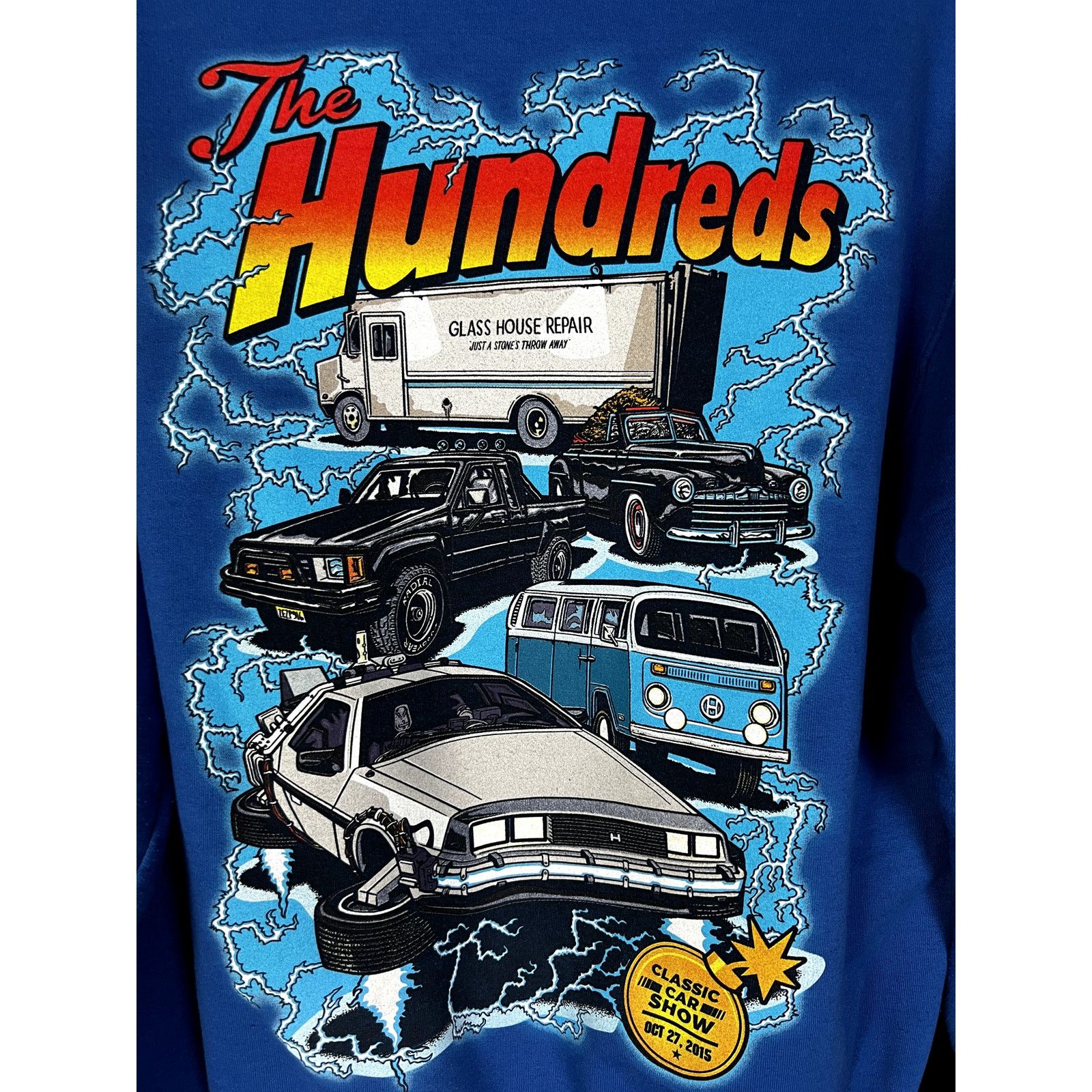 The Hundreds The Hundreds x Back To The Future Outta Time Hoodie - Blue Size US M / EU 48-50 / 2 - 5 Thumbnail