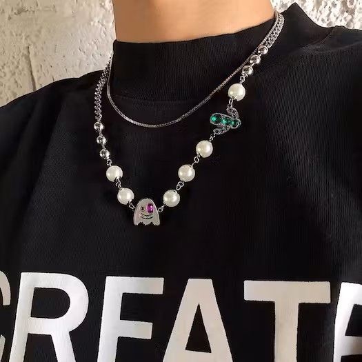 Jewelry Retro punk necklace Size ONE SIZE - 1 Thumbnail