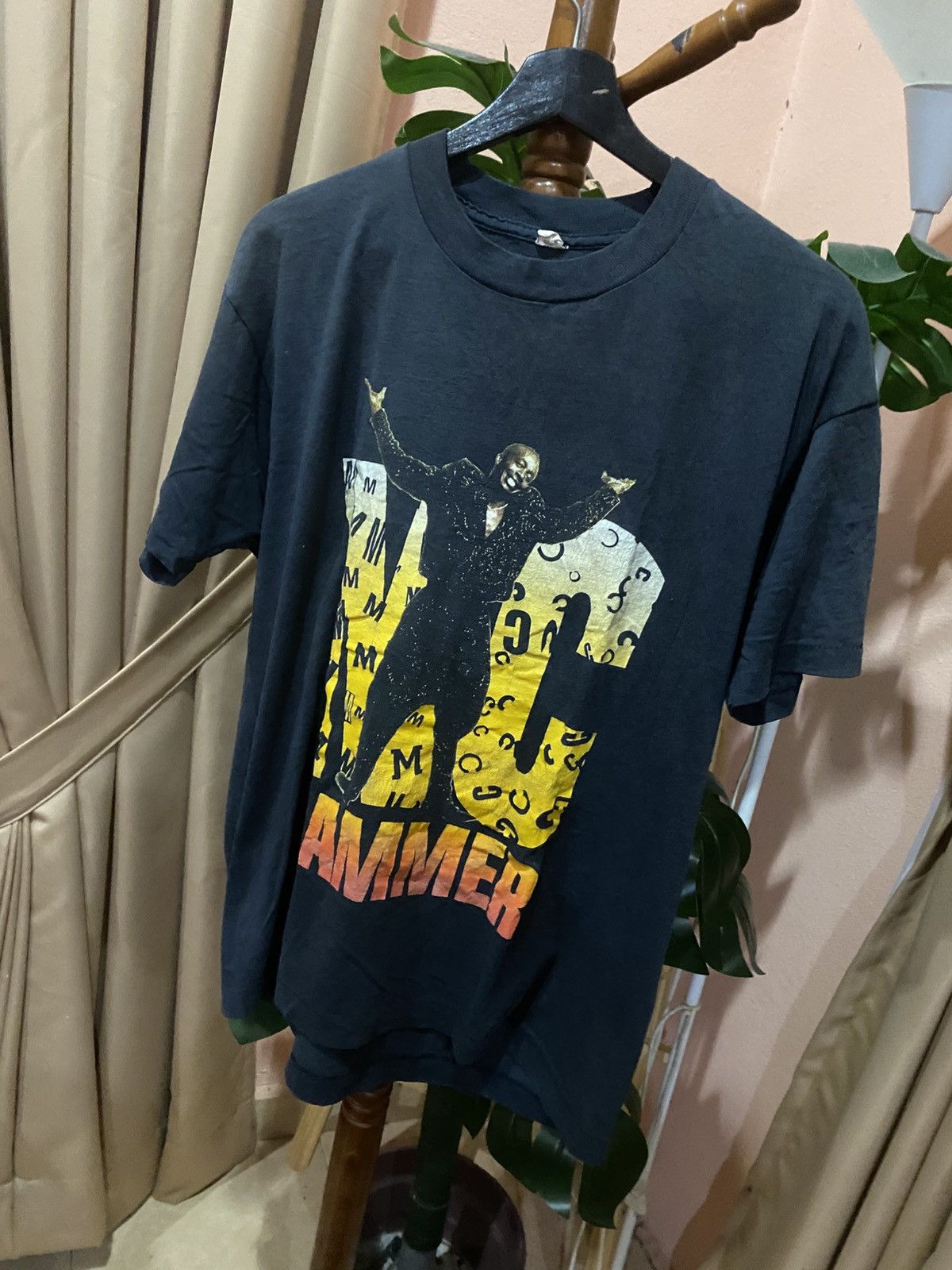 Rap Tees Vintage MC Hammer Proper! Graphic Tour T-Shirt 1990s Hip-Hop Size US M / EU 48-50 / 2 - 2 Thumbnail