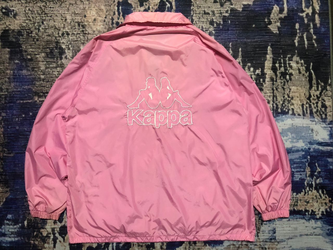 Kappa Vintage Kappa Side Tape Big Logo Windbreaker Size M / US 6-8 / IT 42-44 - 1 Thumbnail