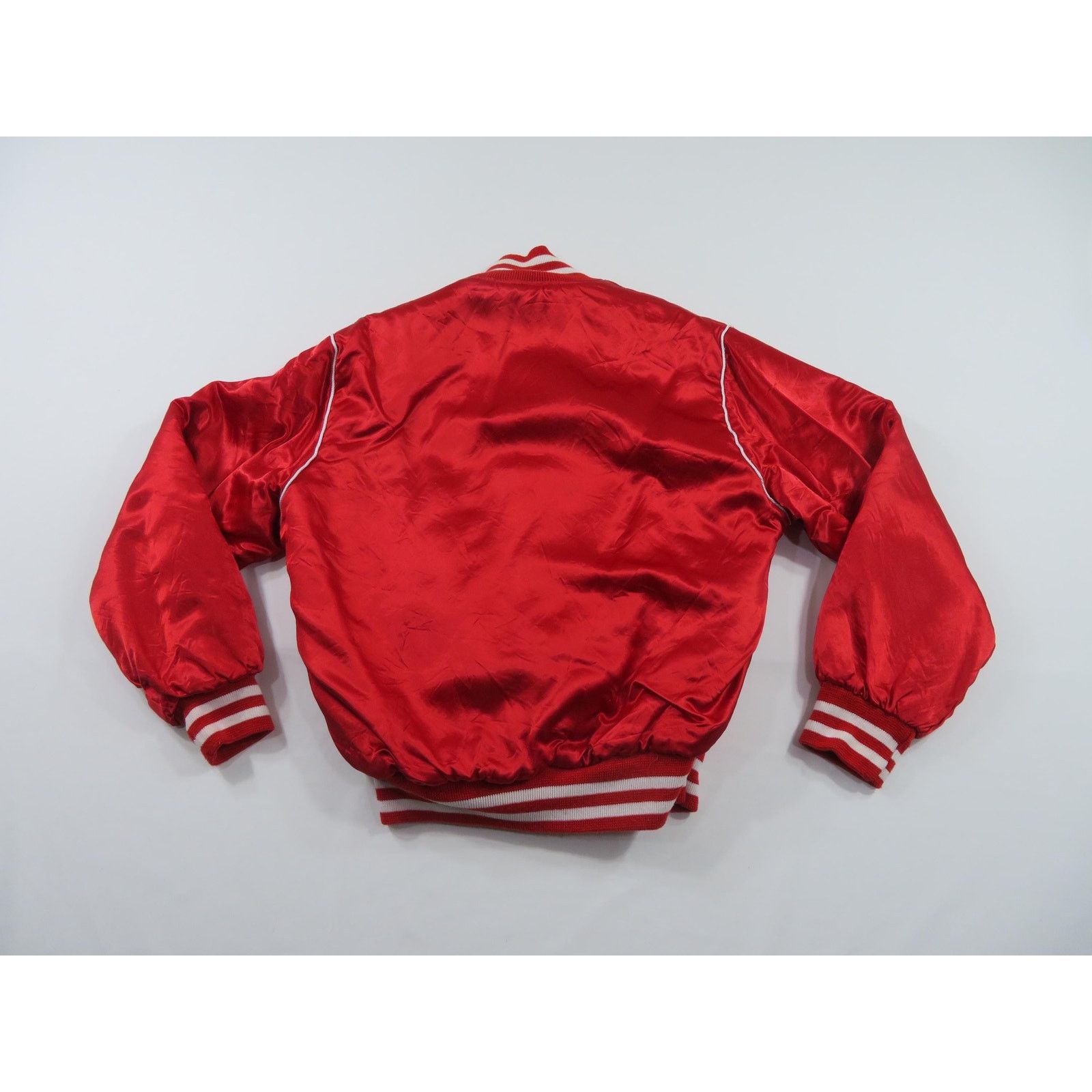 Other Seagrams 7 Liquor Red Satin Style Bomber Jacket Sz M 1980s Size US M / EU 48-50 / 2 - 2 Thumbnail