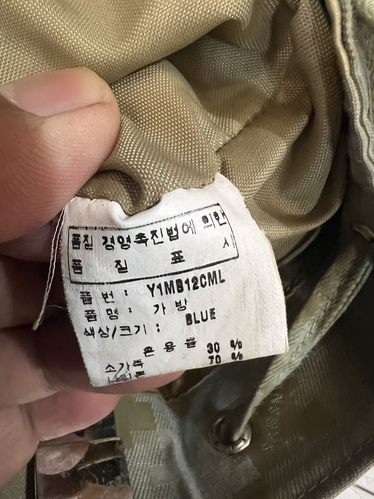 Yohji Yamamoto Yohji Yamamoto Y’saccs Pour Homme Buckle Backpack Bag Size ONE SIZE - 8 Thumbnail