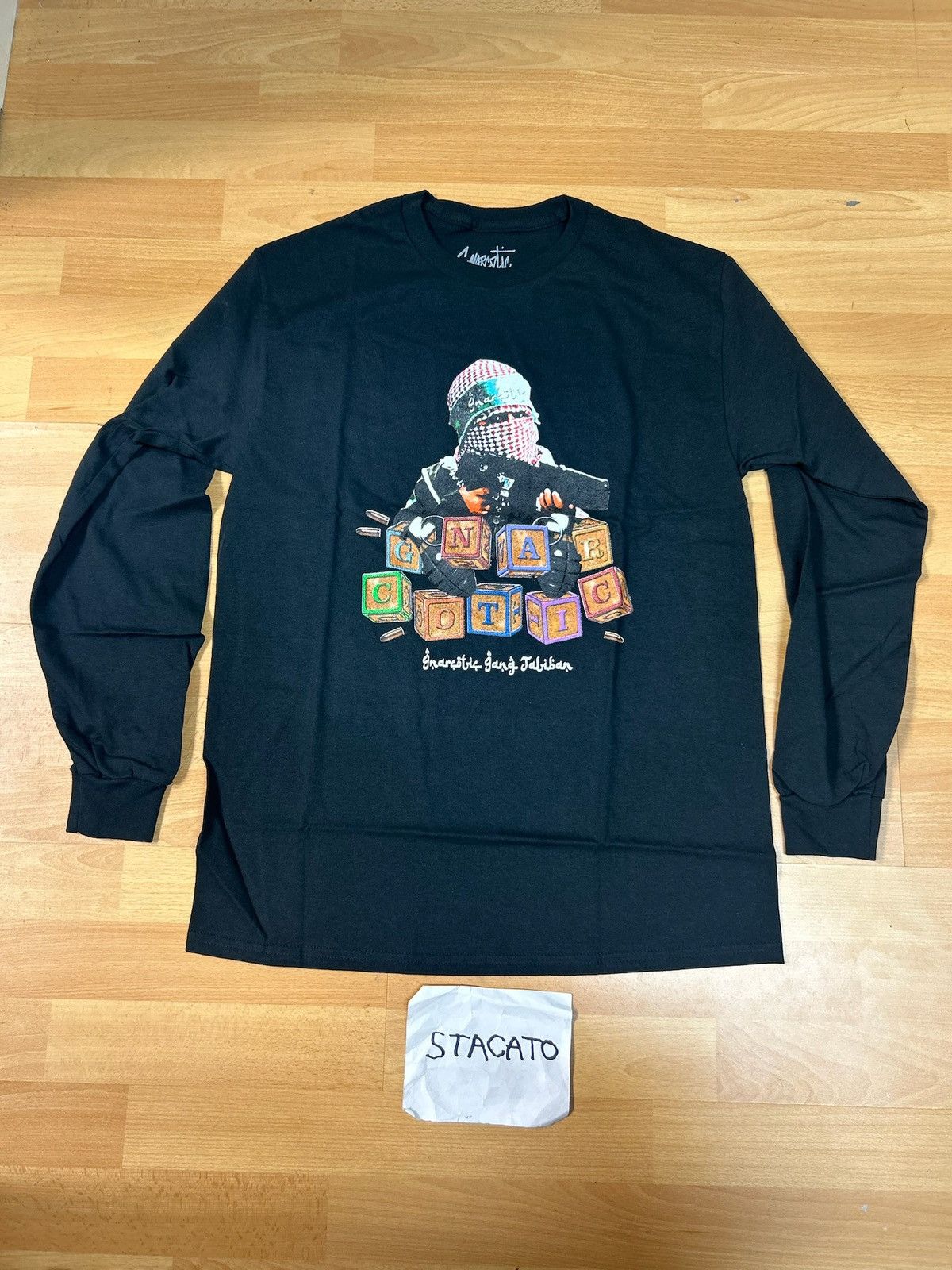 Gnarcotic × Rap Tees Gnarcotic Lil Gnar Taliban Long Sleeve Tee Black Size US M / EU 48-50 / 2 - 1 Thumbnail