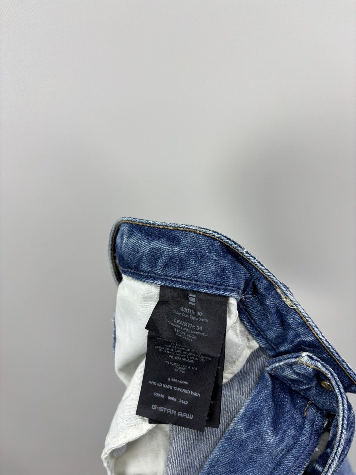 G-Star Mens jeans Y2k G Star Raw Size 30 Color Blue Size US 30 / EU 46 - 12 Thumbnail