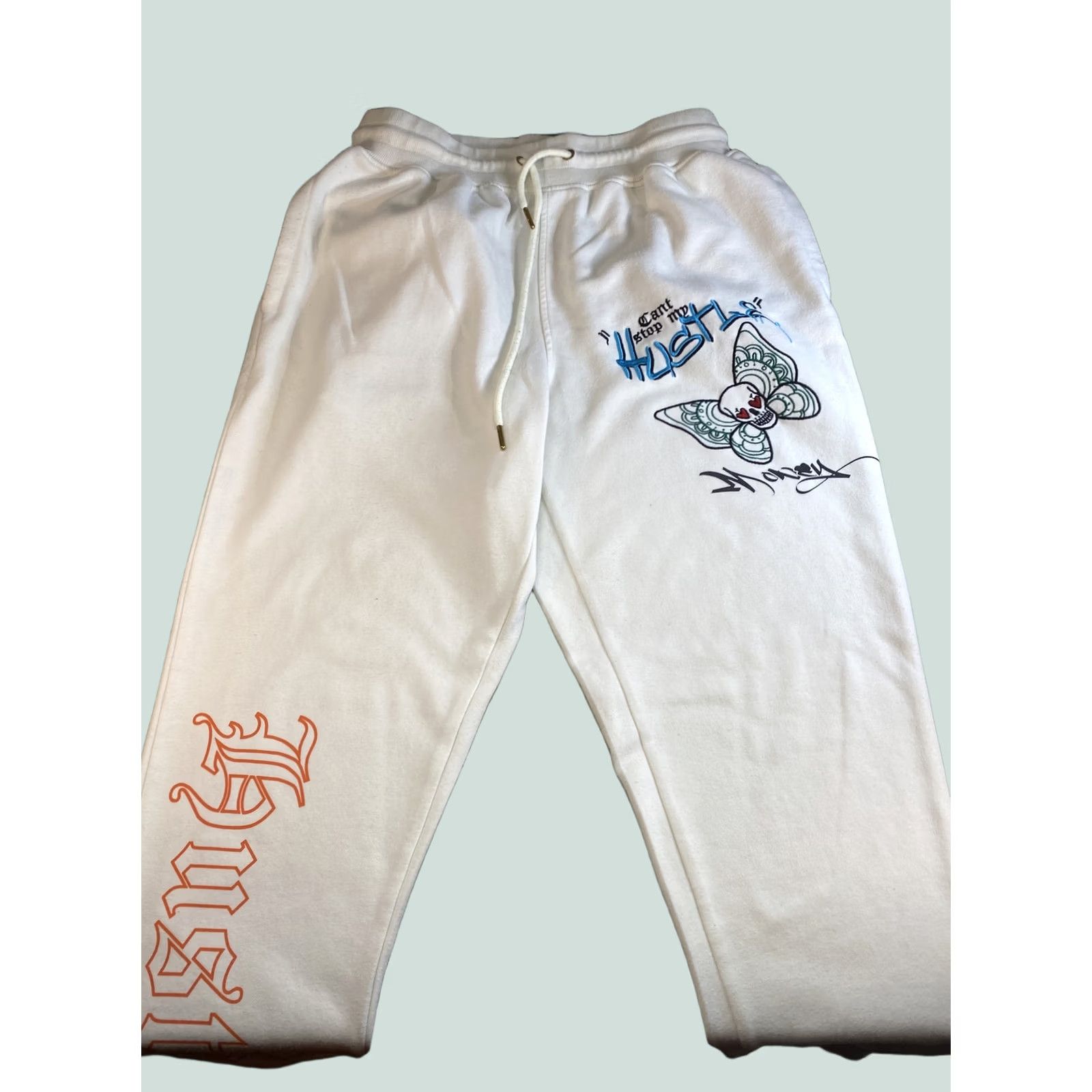 Vintage Authentic Joggers Men’s L Pants Activewear Ivory Size US 33 - 1 Thumbnail
