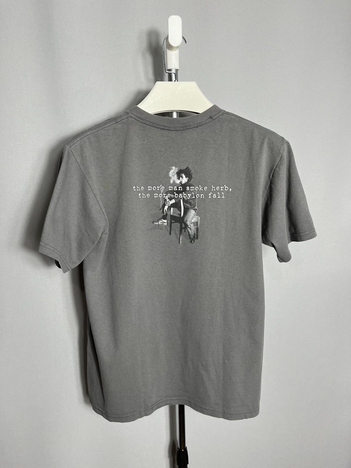 Zion Rootswear Bob Marley Tee T Shirt Vintage 2001 cotton grey band Size US M / EU 48-50 / 2 - 8 Thumbnail