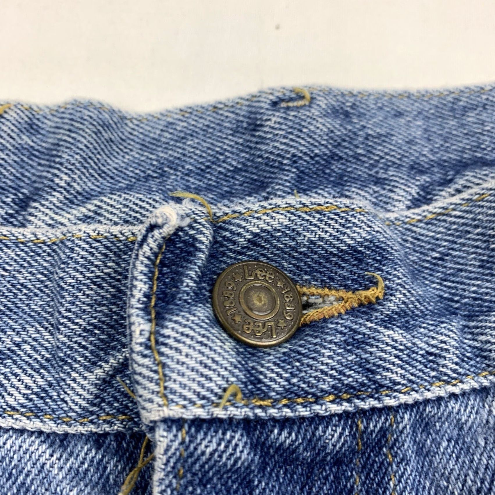 Lee VINTAGE Lee Riders Jeans Womens 18 Petites High Waisted 90s USA Union Blue Denim Mom Jeans Girls Size 40" / US 18 - 7 Thumbnail