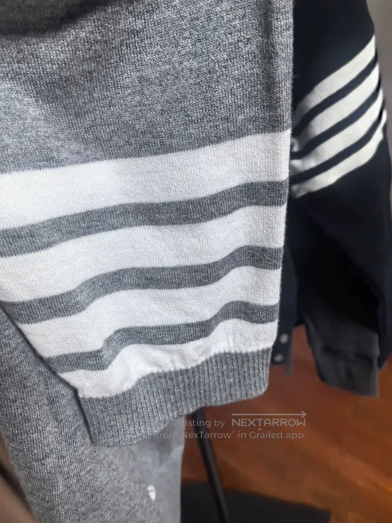 Thom Browne Thom Browne Short-sleeve polo shirt in light grey Size US S / EU 44-46 / 1 - 3 Thumbnail