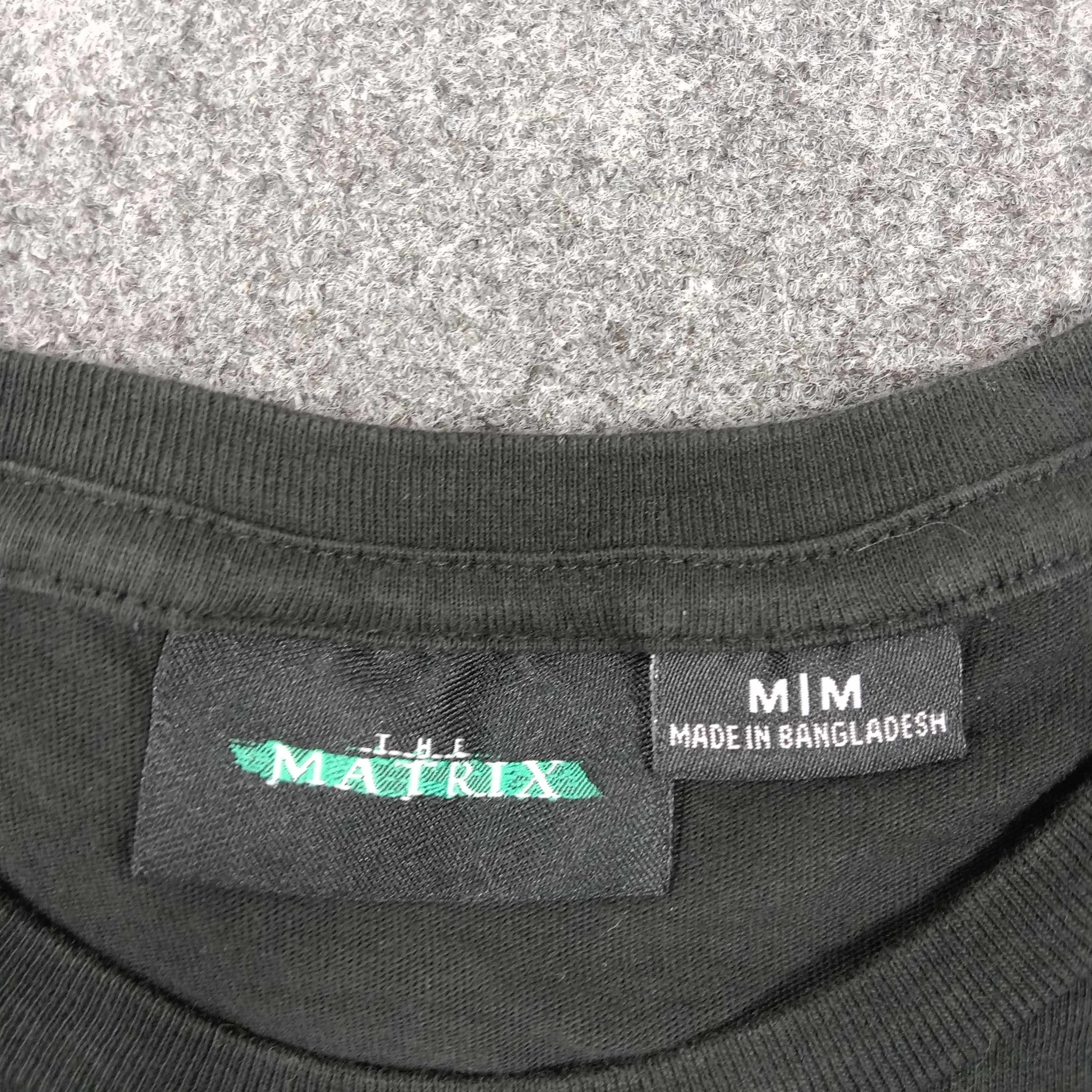 Warner Bros Look The Matrix Promo Graphic Movie Tshirt C285N39 Size US M / EU 48-50 / 2 - 3 Thumbnail