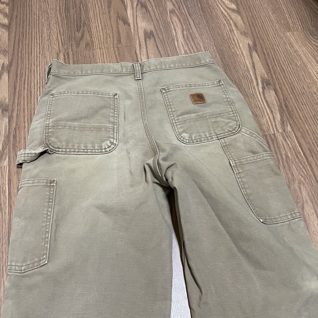 Carhartt BEIGE TAN CARHARTT CARPENTER 30 x 34 PANTS Size US 30 / EU 46 - 4 Thumbnail