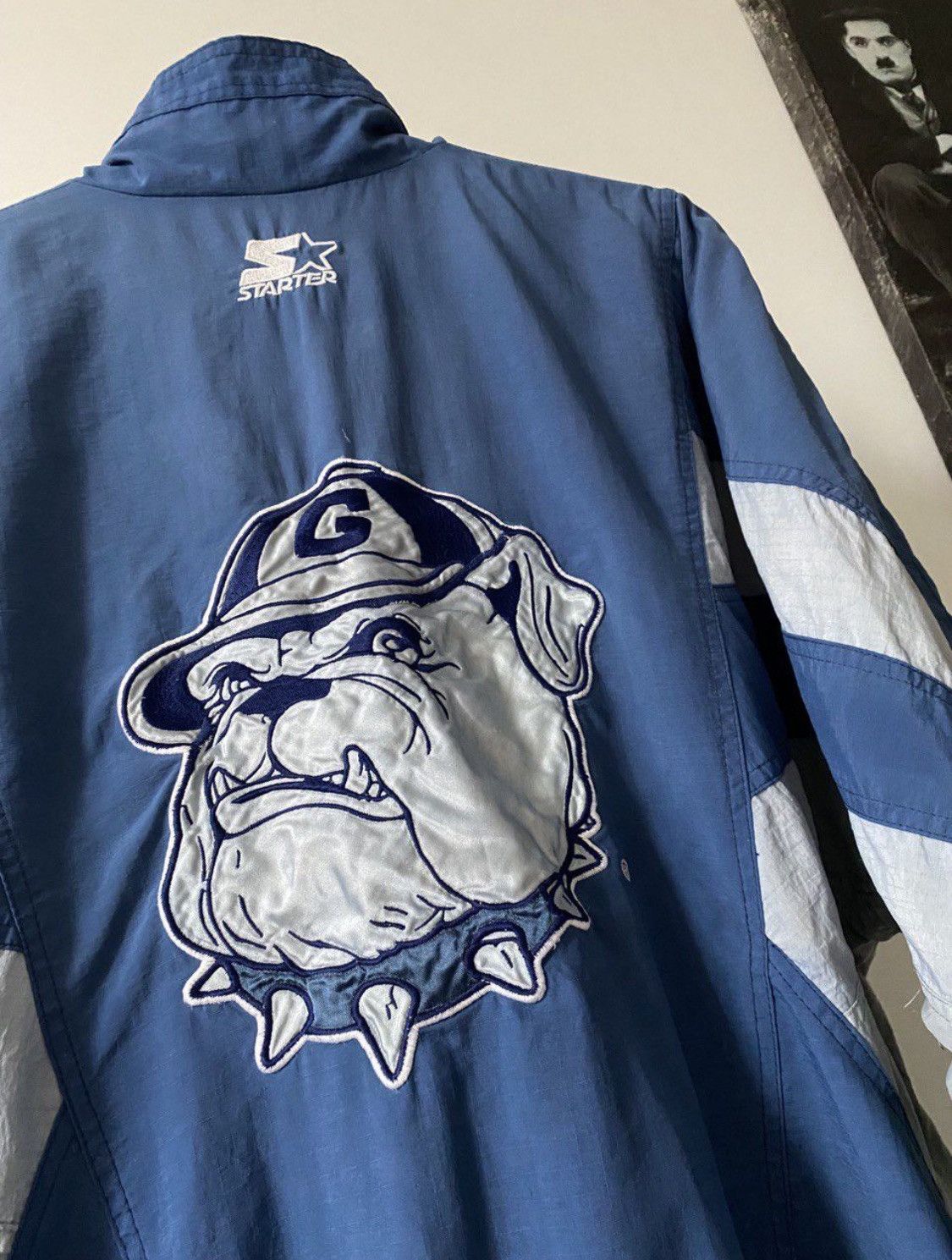 Starter × Vintage Georgetown Hoyas Starter Vintage Jacket Size US L / EU 52-54 / 3 - 4 Thumbnail